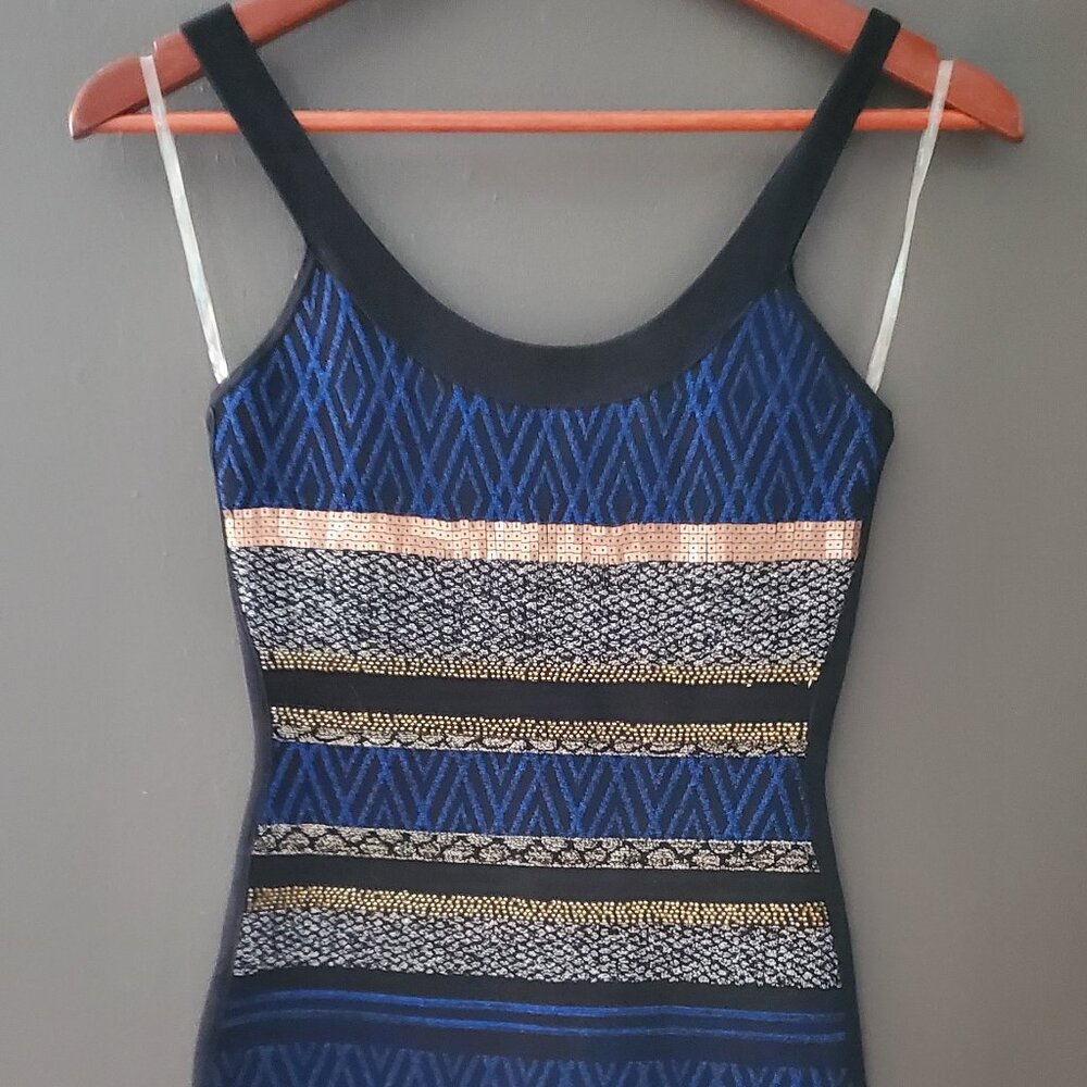 Zipper back Bandage Dress